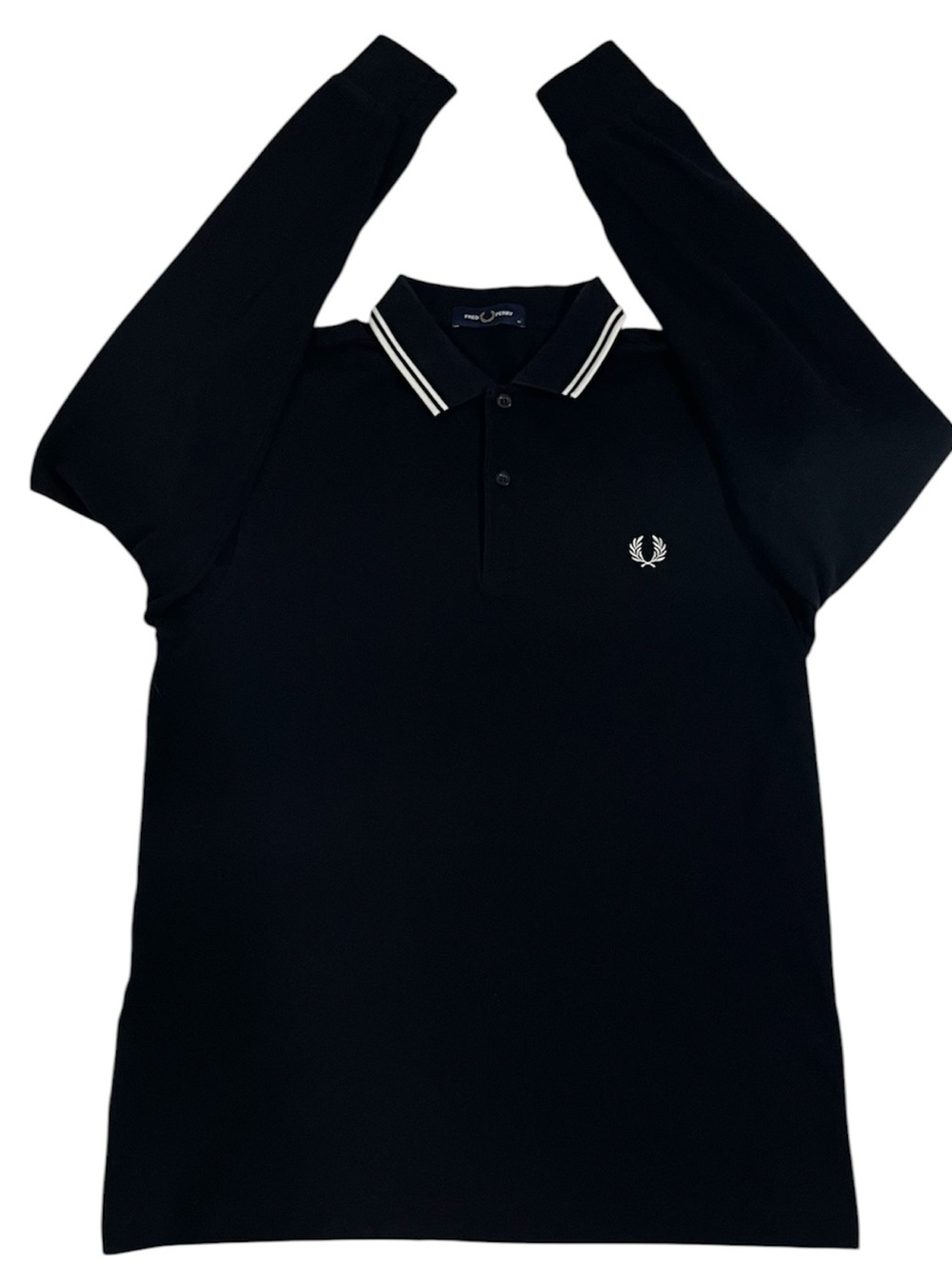 Fred Perry LS Tipped Polo Shirt